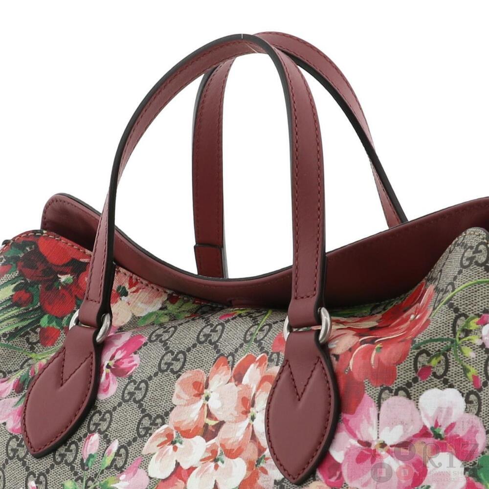 Gucci GG Red Tote Bag Flower Supreme